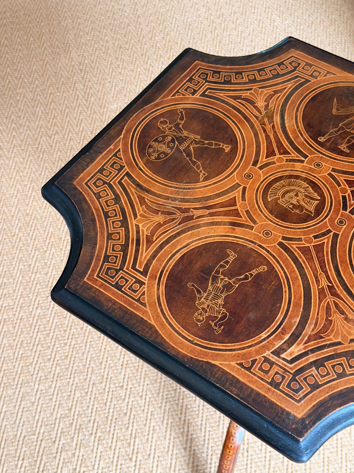19th Century “Gladiator” Tripod Table