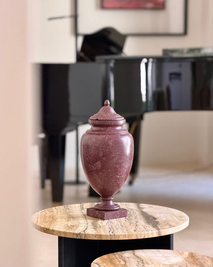 Large 18th Century Imperial Red Porphyry Vase