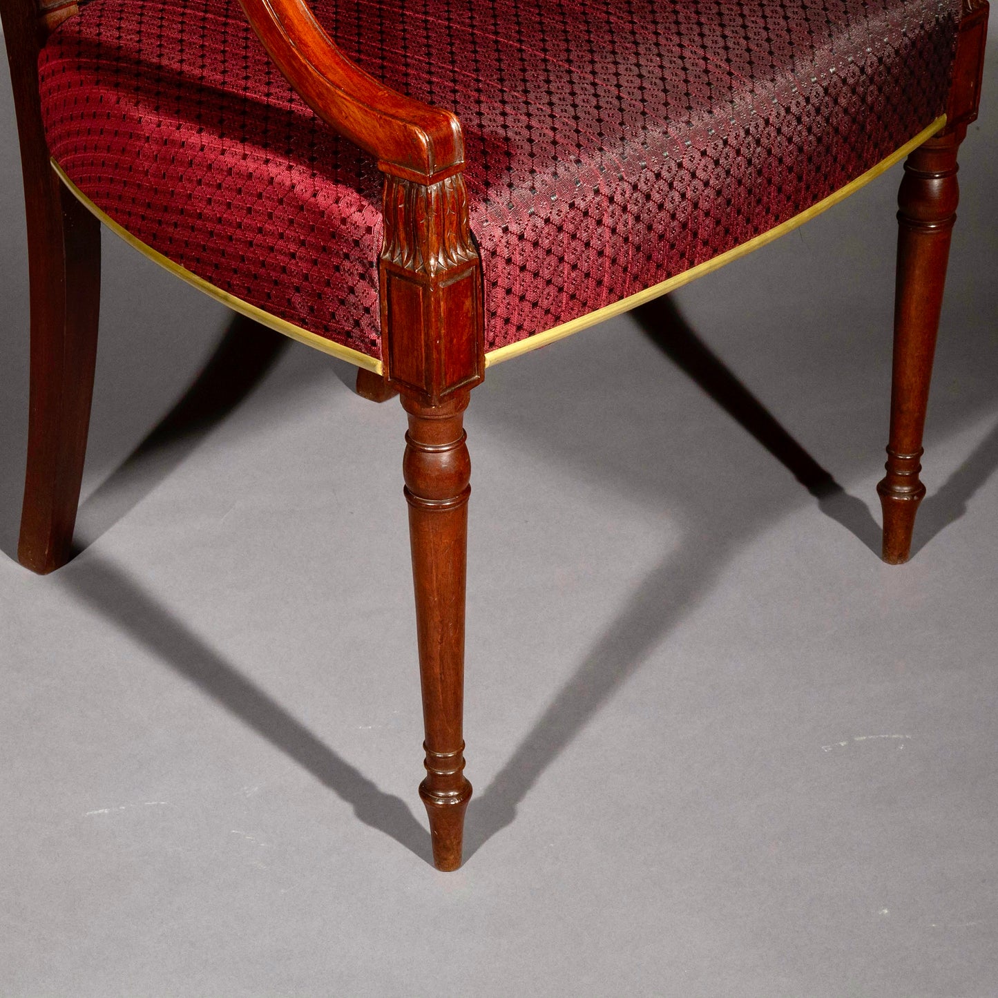 Fine Set of Eight George III Mahogany Dining Chairs