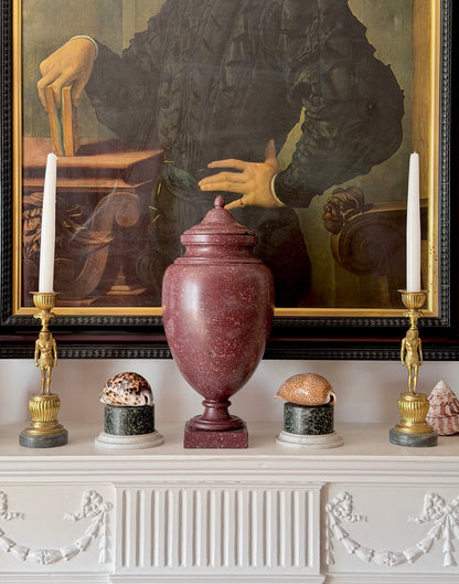 Large 18th Century Imperial Red Porphyry Vase