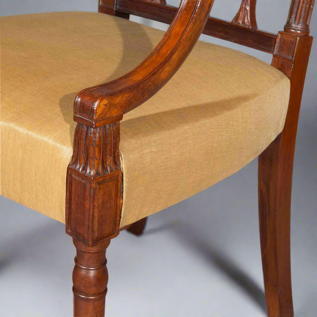 Fine Pair of George III Armchairs