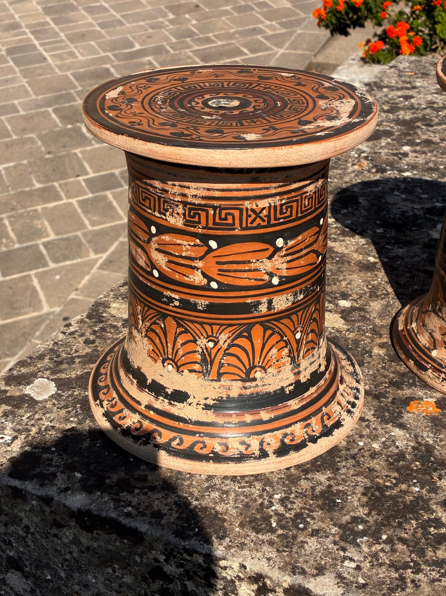 Messapia Lamp — Pair
