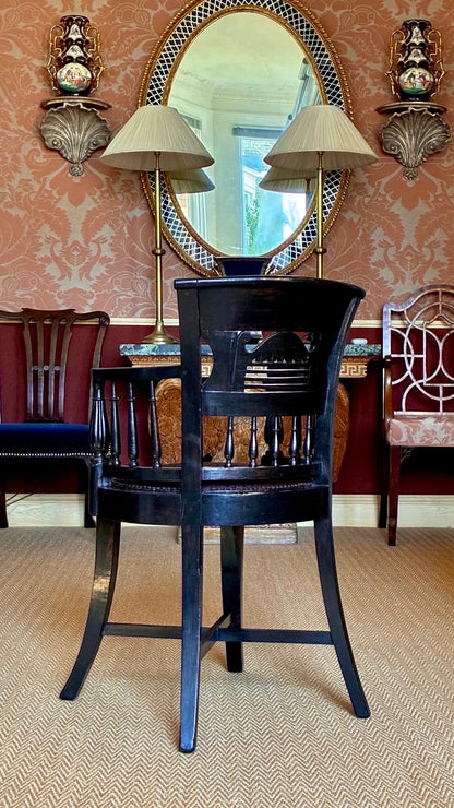 19th Century Anglo-Indian Desk Armchair