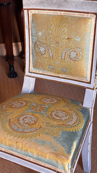 Early 19th Century Empire Period Painted Chair