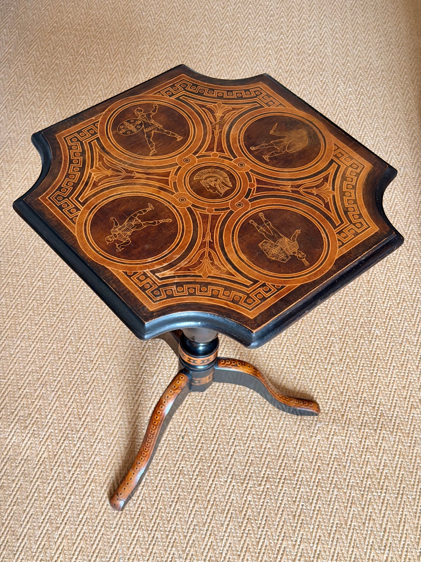 19th Century “Gladiator” Tripod Table