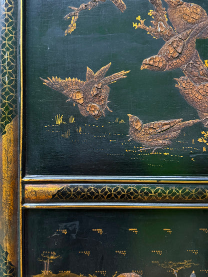 19th Century Chinese Lacquer Screen