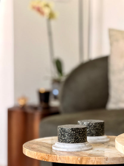 Grand Tour Black Porphyry Plinths