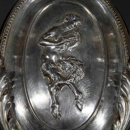 Pair of Early 20th Century Silvered Bronze Wall Lights