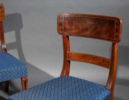 Pair of Regency Klismos Chairs