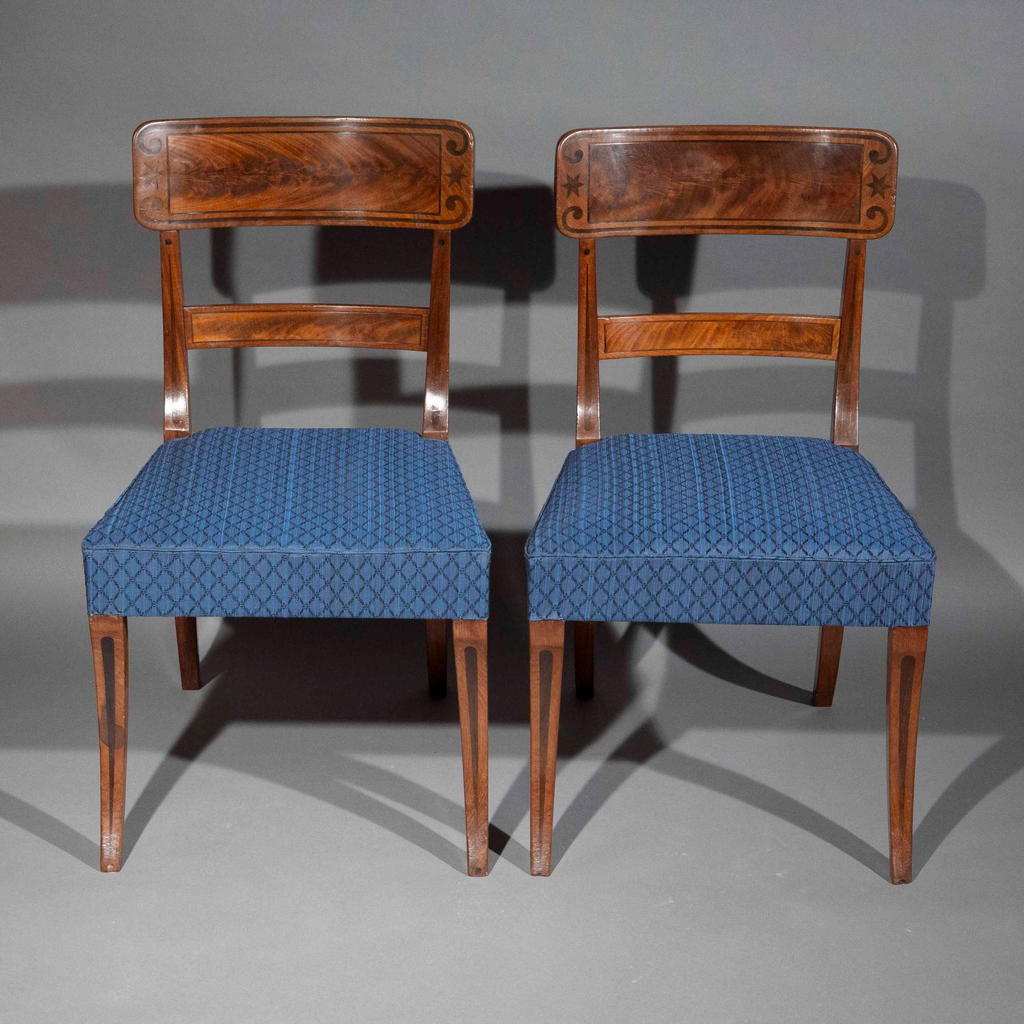 Pair of Regency Klismos Chairs