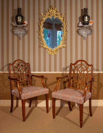 pair of 18th century Hepplewhite armchairs