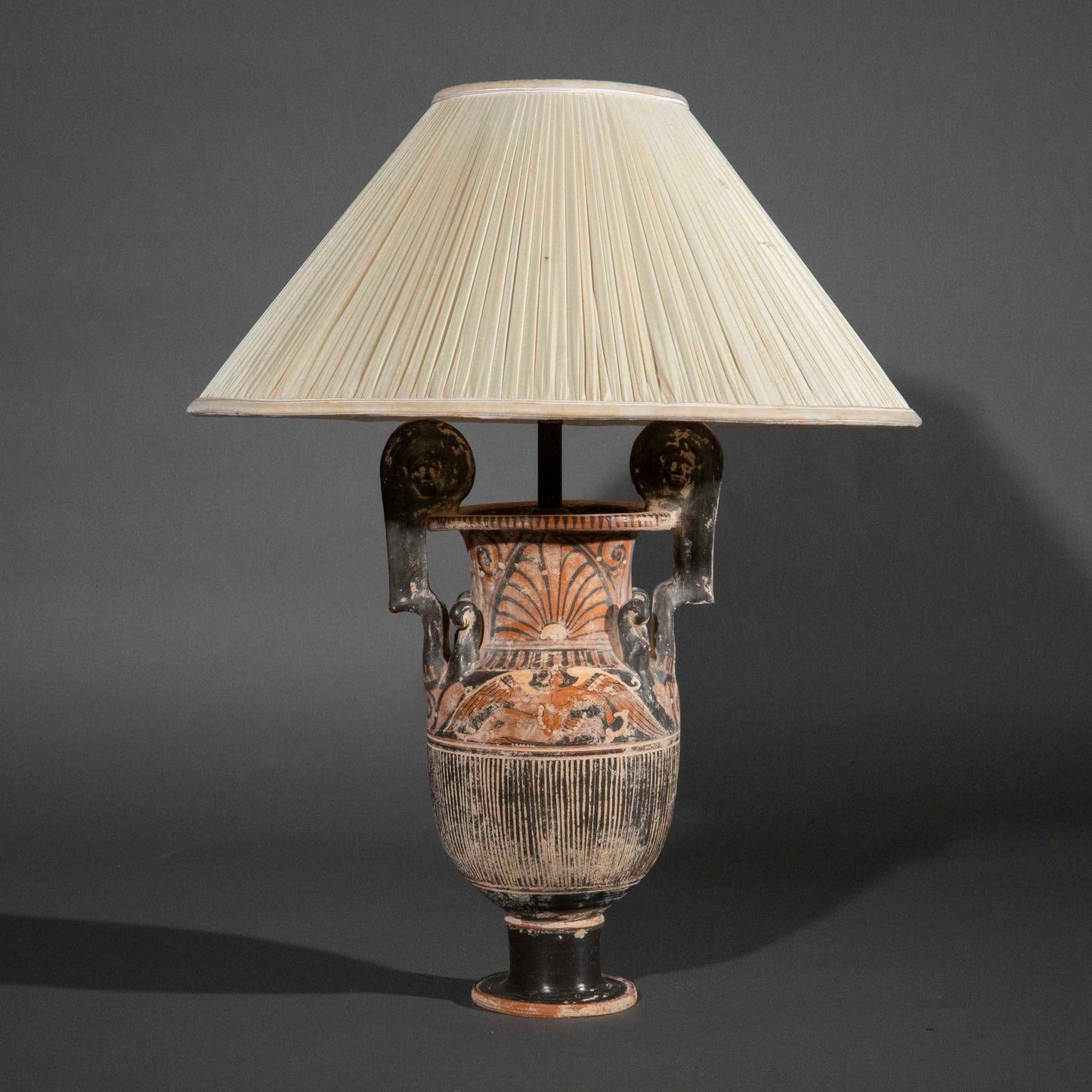 Large Grand Tour Volute-Krater Lamp