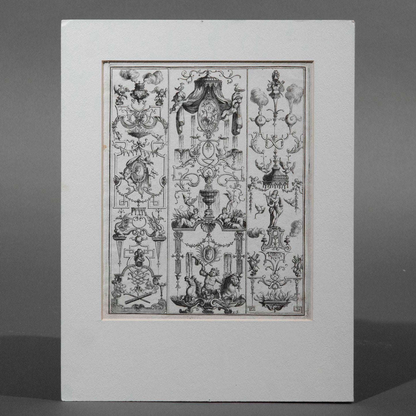 Four 17th Century German Engravings of Grotesques