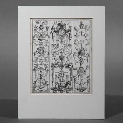 Four 17th Century German Engravings of Grotesques