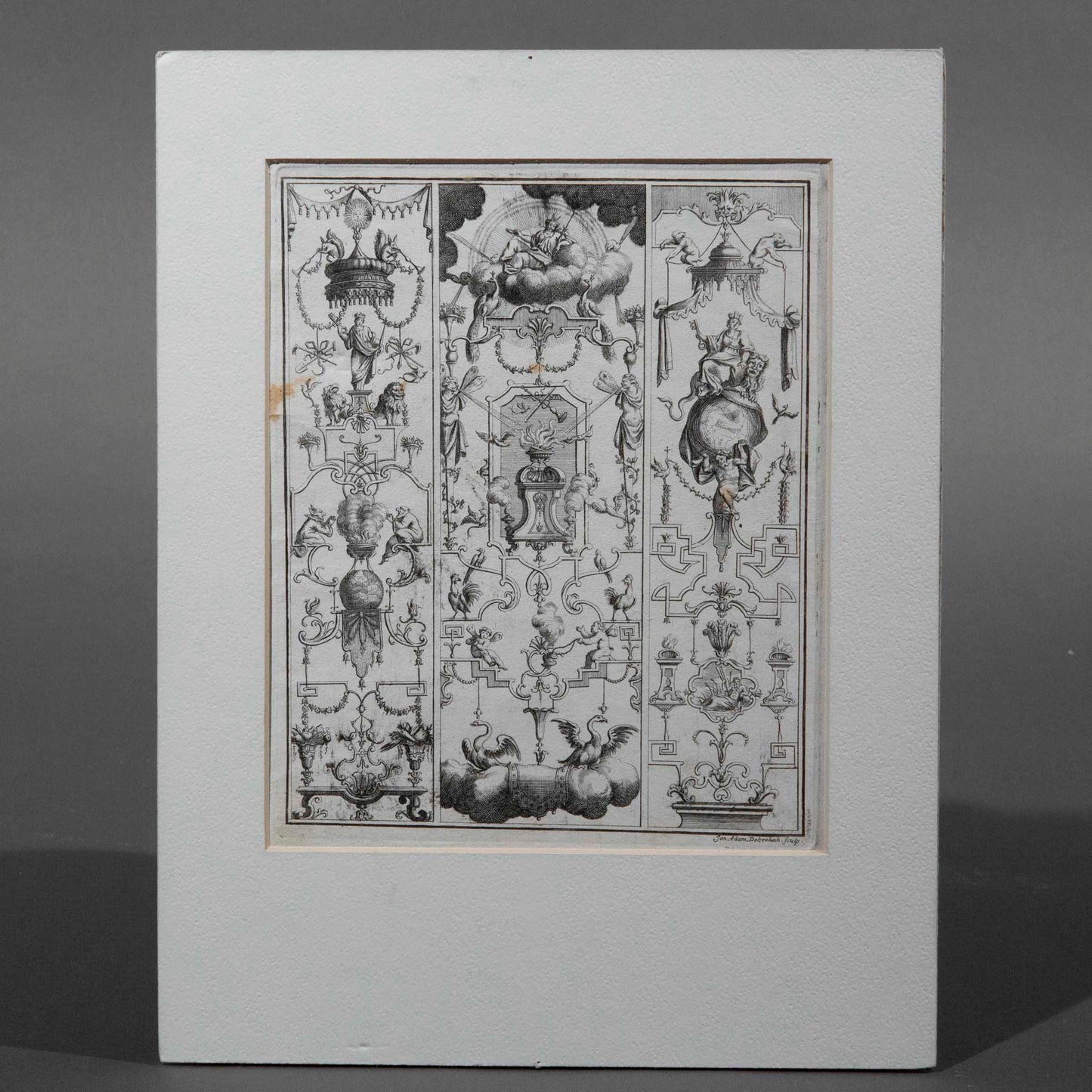 Four 17th Century German Engravings of Grotesques