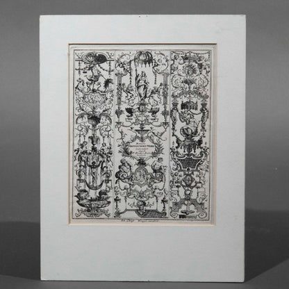 Four 17th Century German Engravings of Grotesques