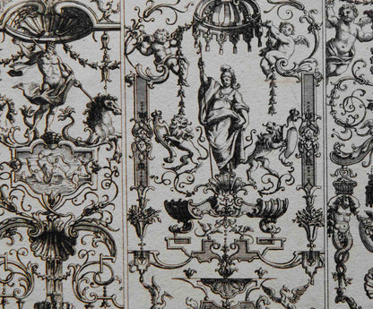 Four 17th Century German Engravings of Grotesques