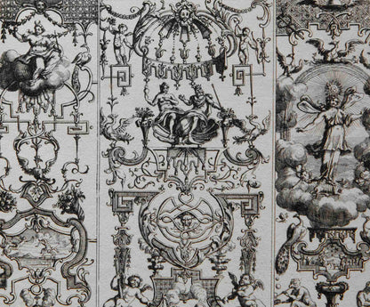 Four 17th Century German Engravings of Grotesques