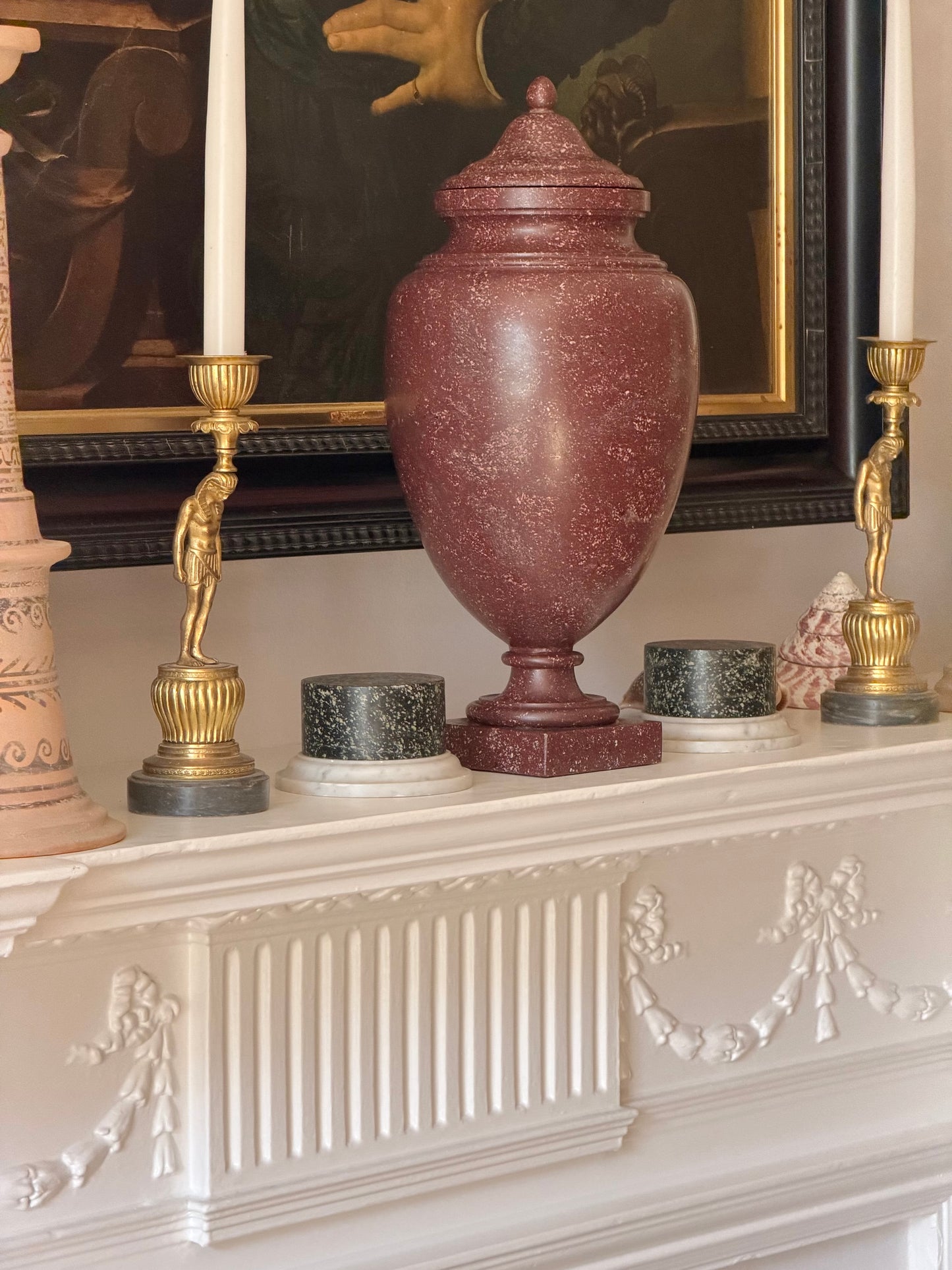 Grand Tour Black Porphyry Plinths