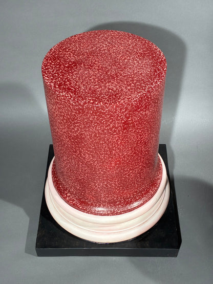 Large Faux Porphyry Columns or Stands