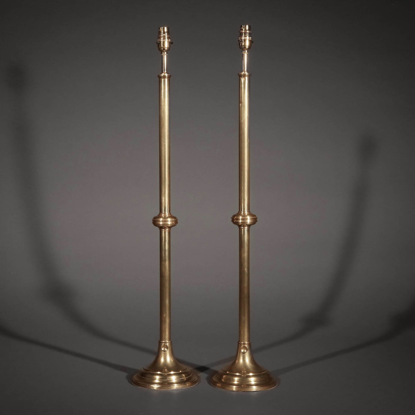 Very Tall Brass Table Lamps