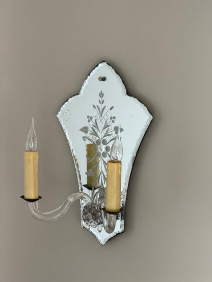 Venetian Mirrored Sconces