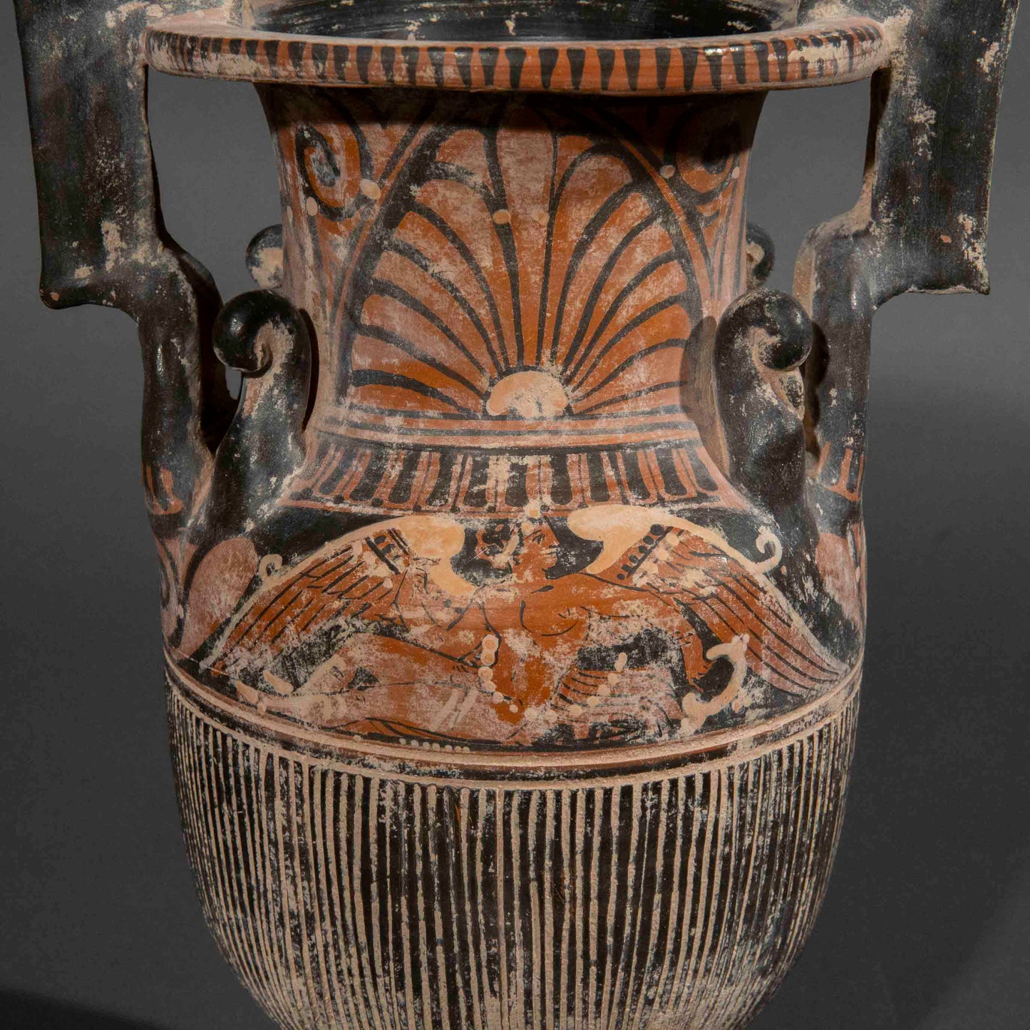 Large Grand Tour Volute-Krater Lamp