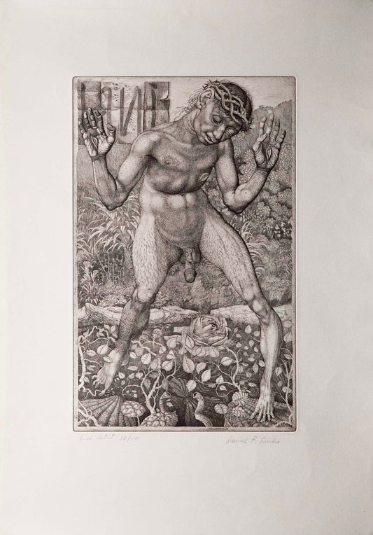 Man of Passion, Etching, 1974