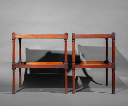 Pair of Early 19th Century Low Cocktail Tables or Etagérès