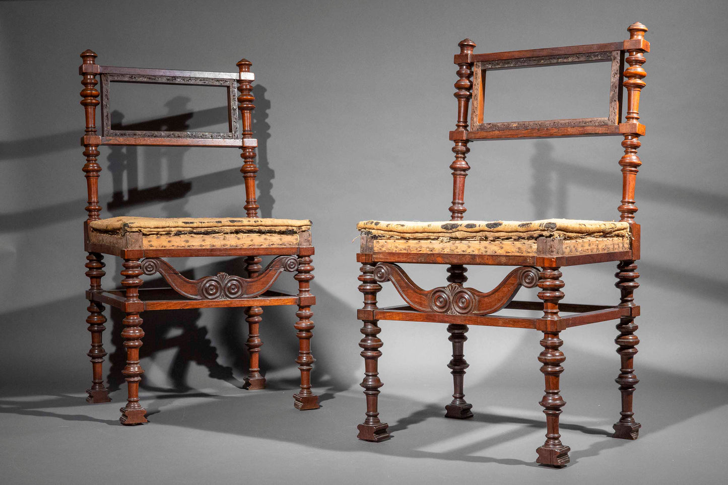 Gottlieb Bindesbøll: Danish Neo-Antique 'Pompeian' Chairs