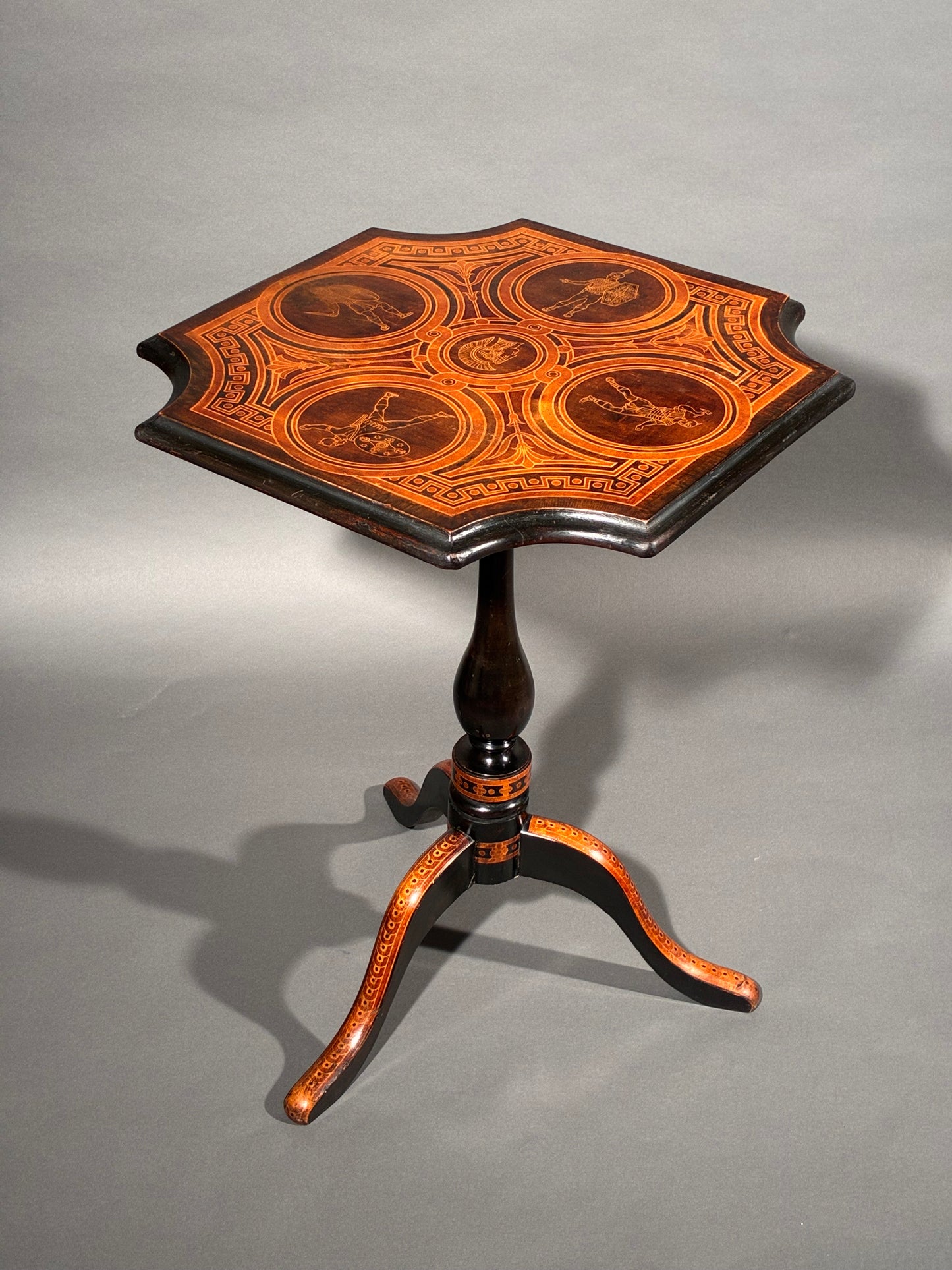 19th Century “Gladiator” Tripod Table