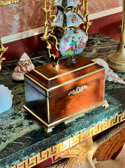 Mid-18th Century George II Period Tea Chest, Manner of Abraham Roentgen