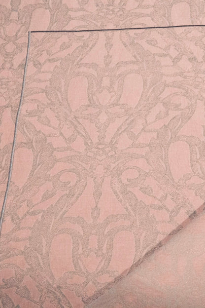 Galatina Rosé Damask Tablecloth