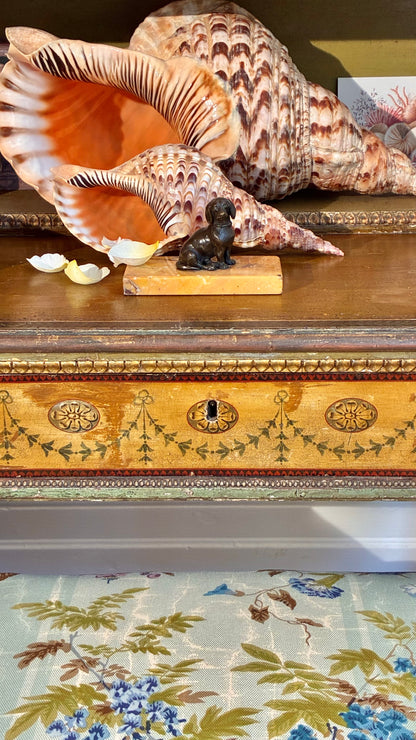 George III Painted Table, Attributed to George Brookshaw