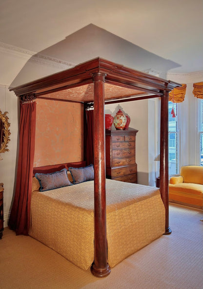 Early 19th Century Mahogany Four Poster Canopy Bed