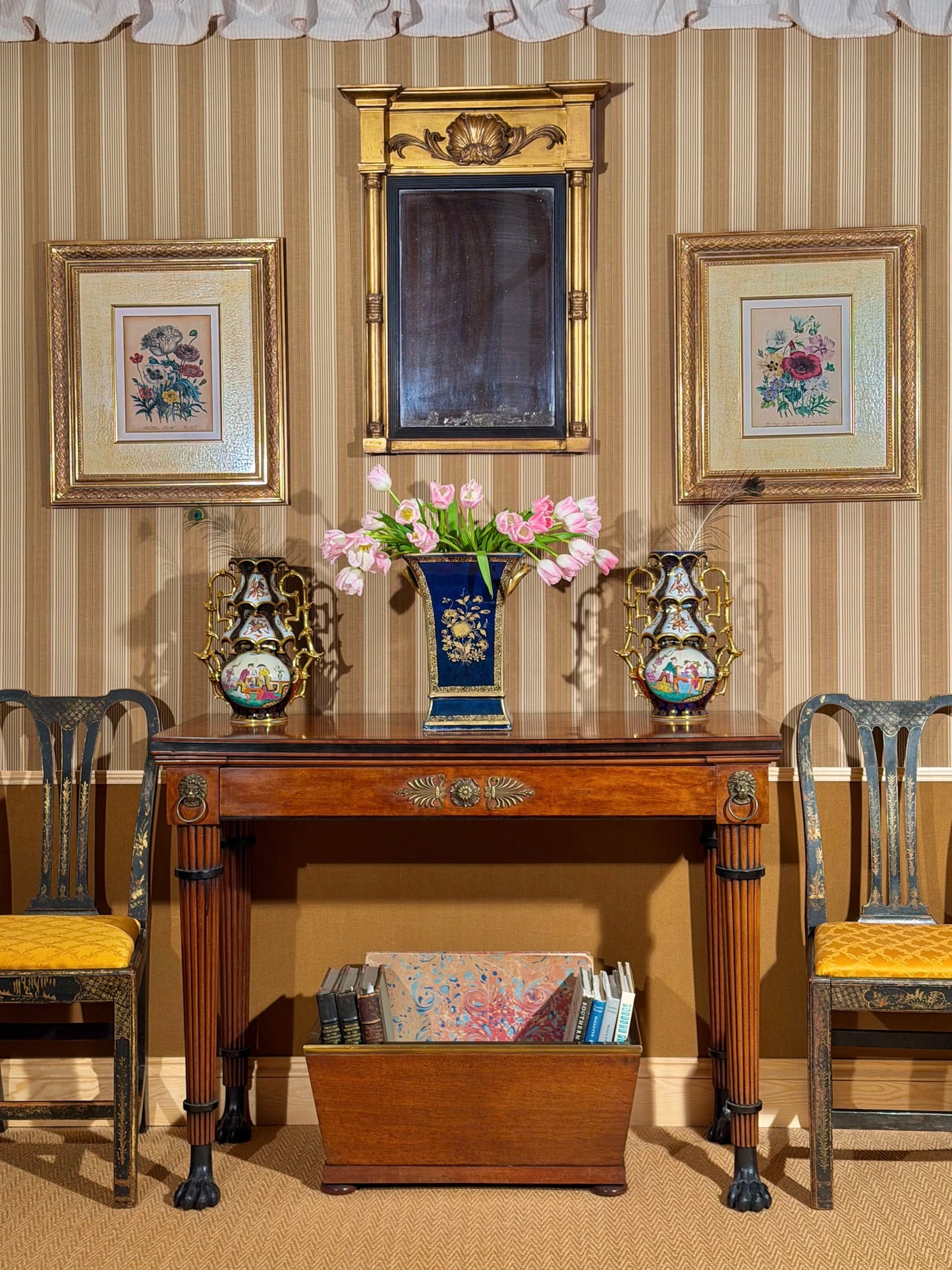 Regency Giltwood Overmantel Mirror