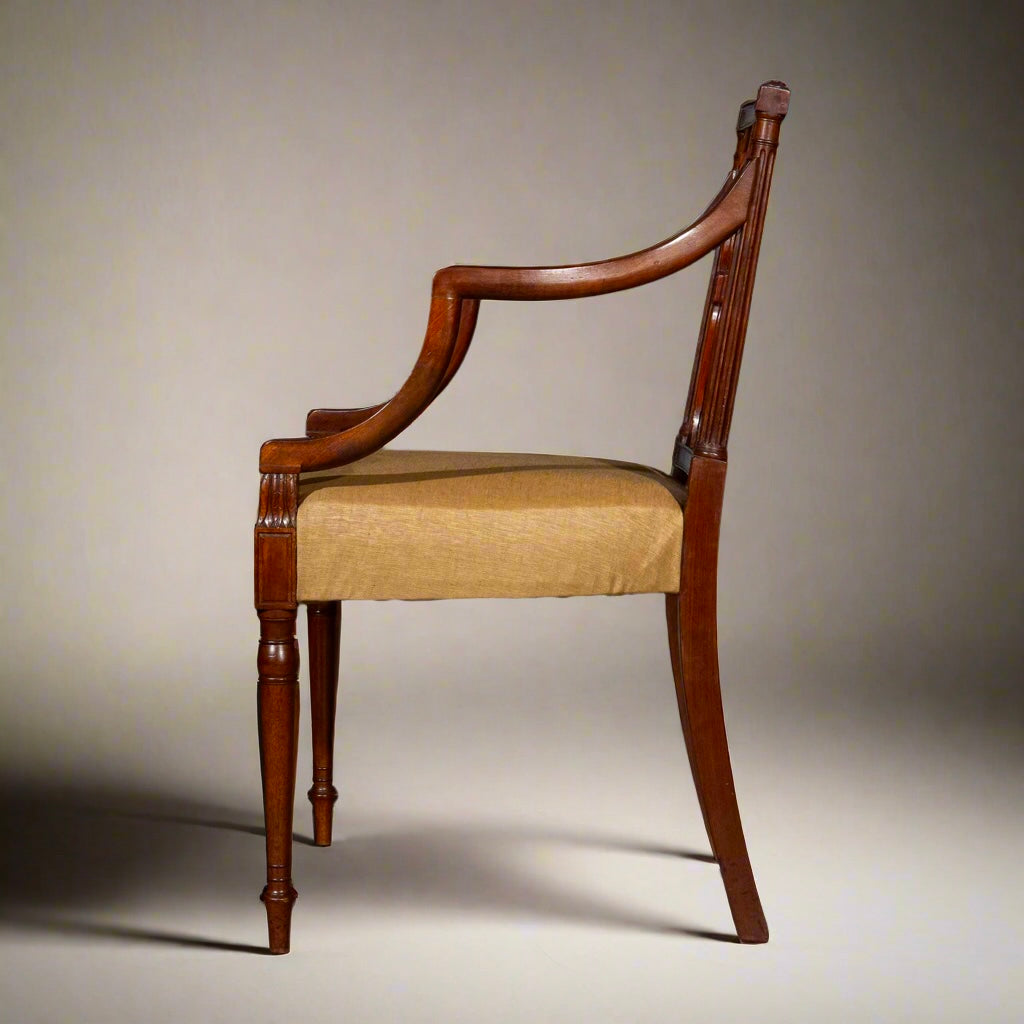 Fine Pair of George III Armchairs