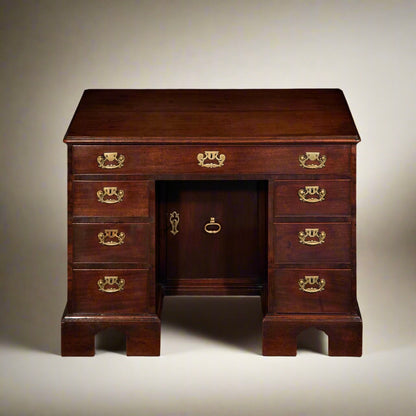George II Mahogany Kneehole Desk