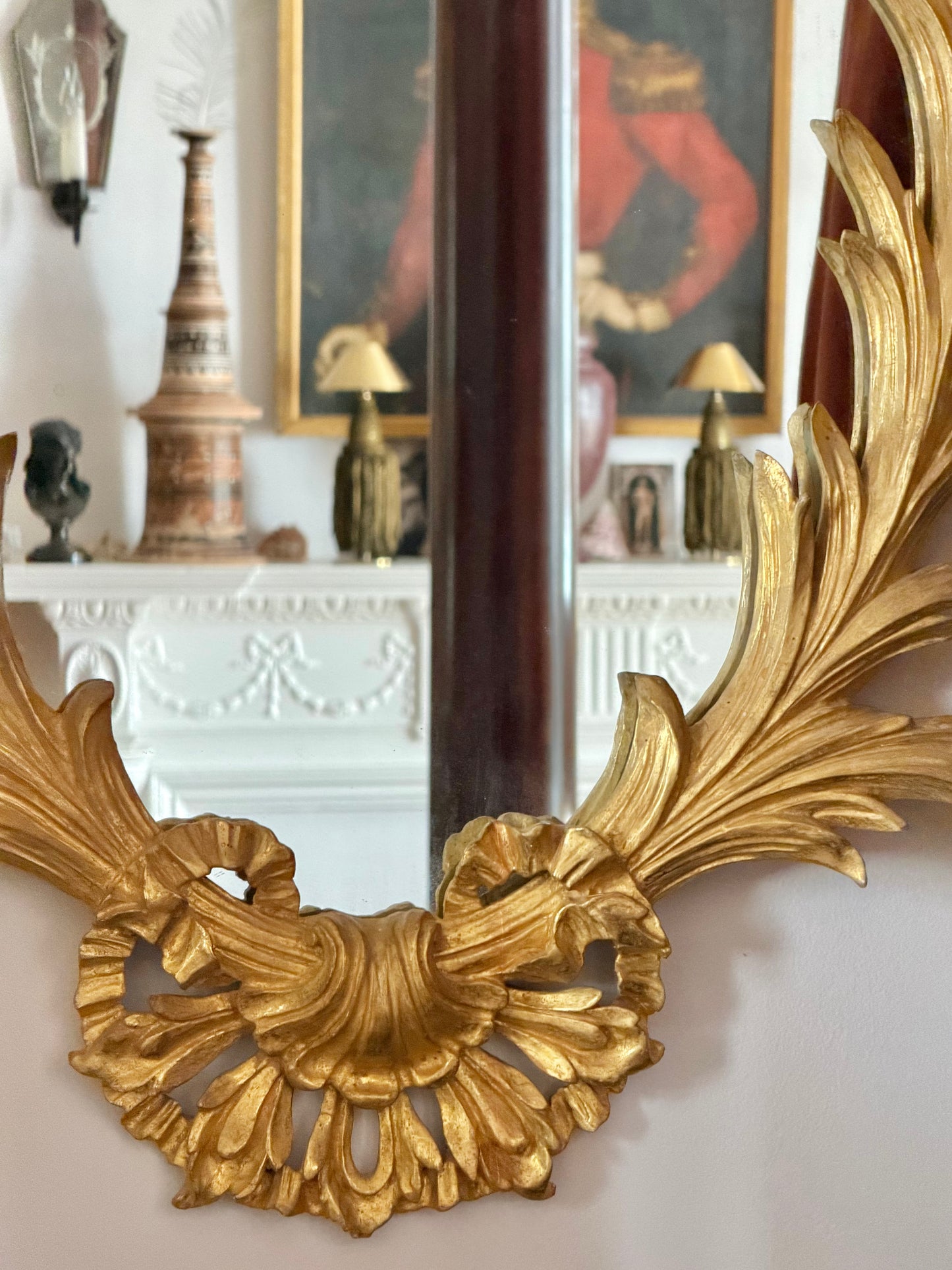 18th Century Style Giltwood Wall Mirror