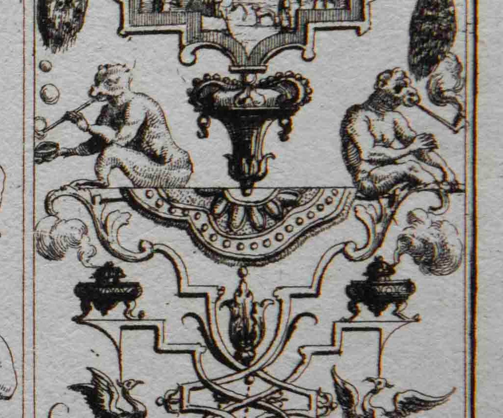 Four 17th Century German Engravings of Grotesques