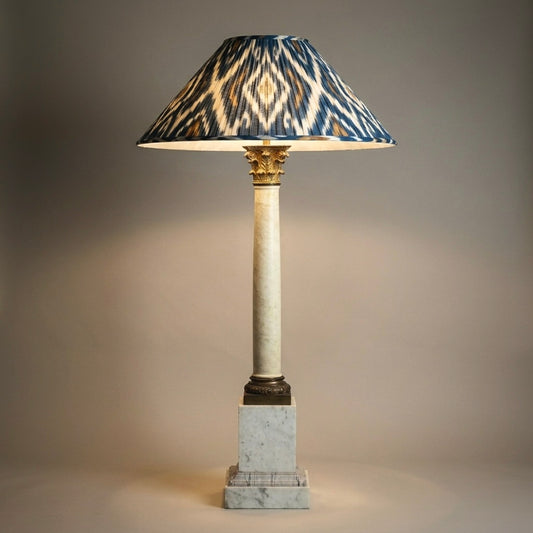 Early 19th Century Marble Column Lamp