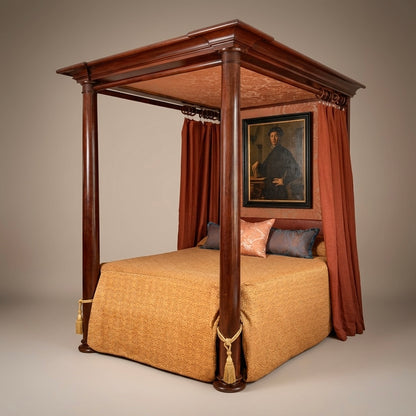 Early 19th Century Mahogany Four Poster Canopy Bed