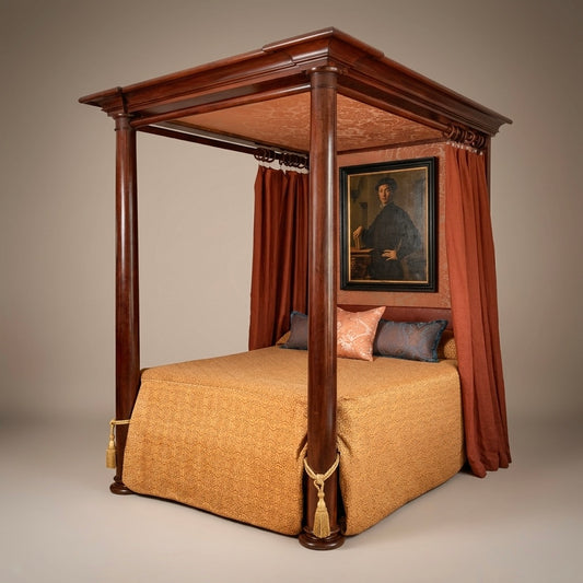 Early 19th Century Mahogany Four Poster Canopy Bed