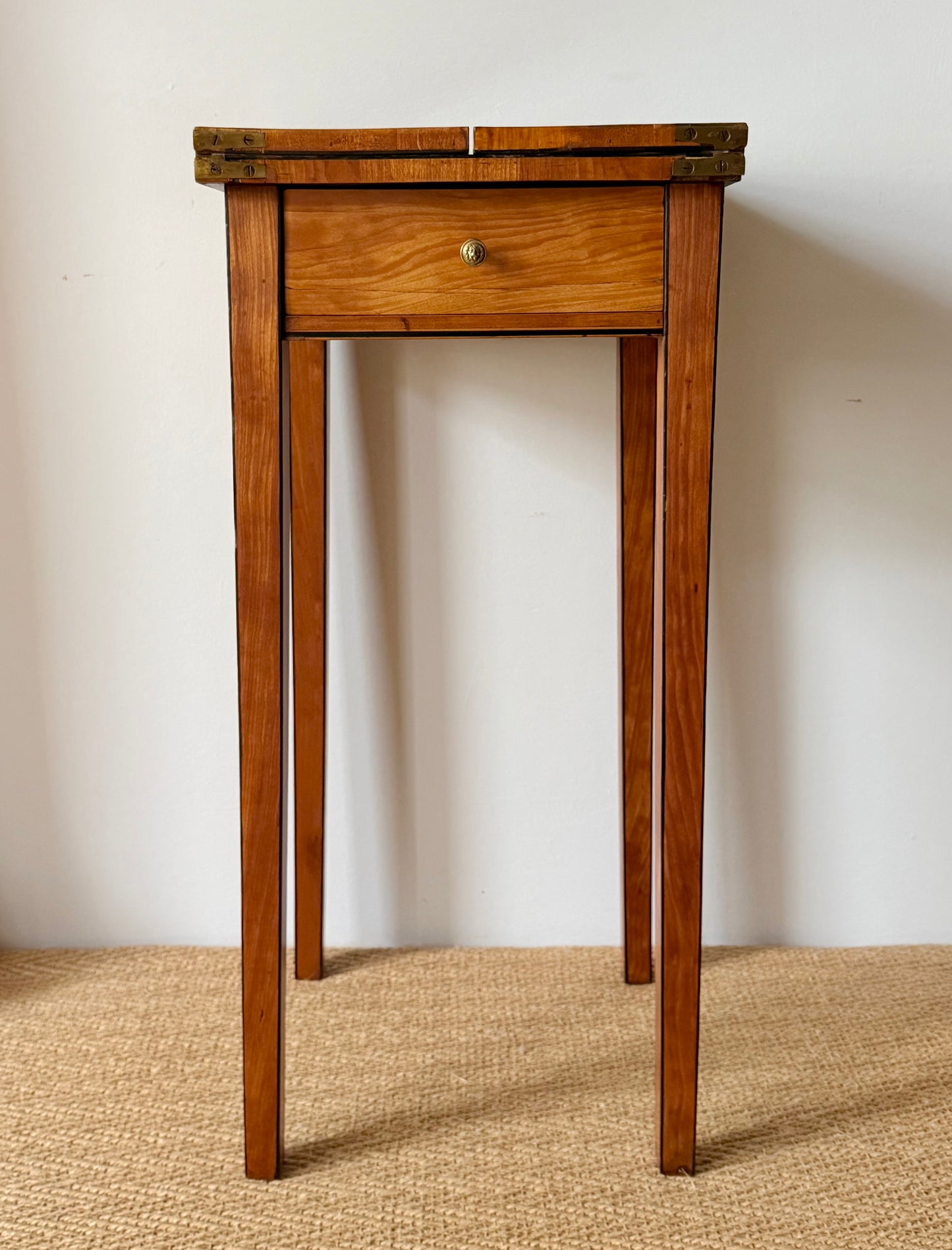 Small Regency Satinwood Lamp Table