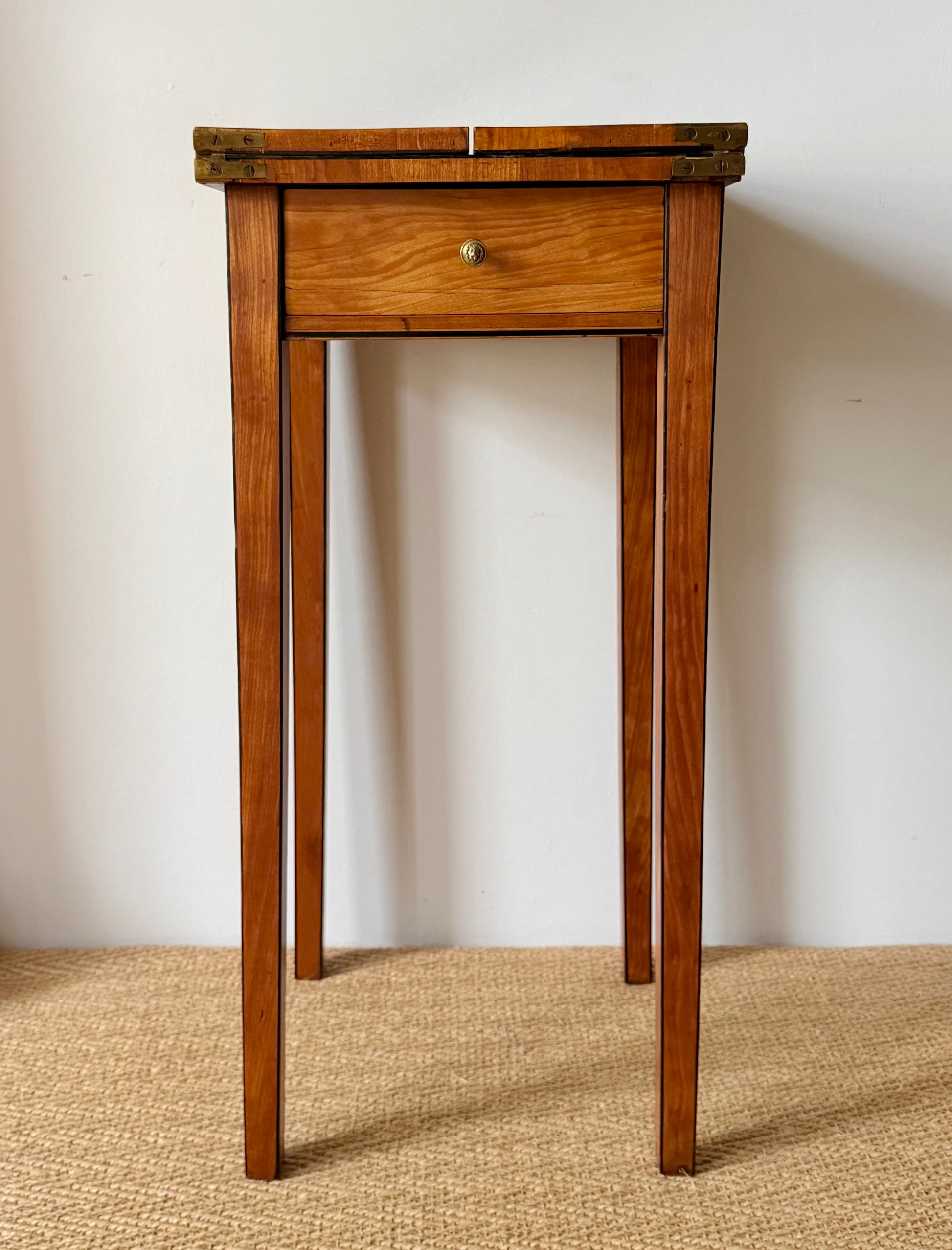 Small Regency Satinwood Lamp Table
