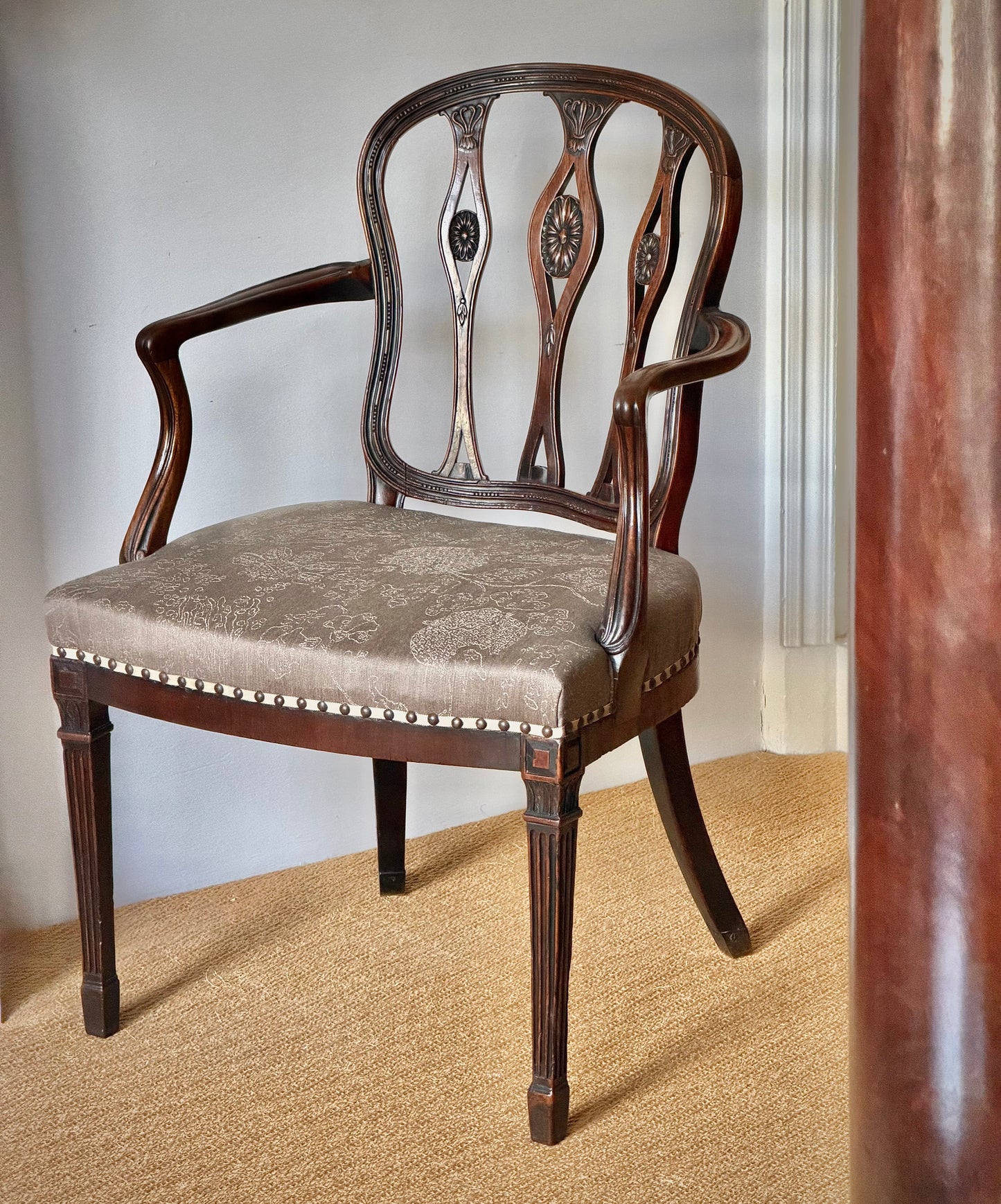18th Century English Neoclassical Armchair