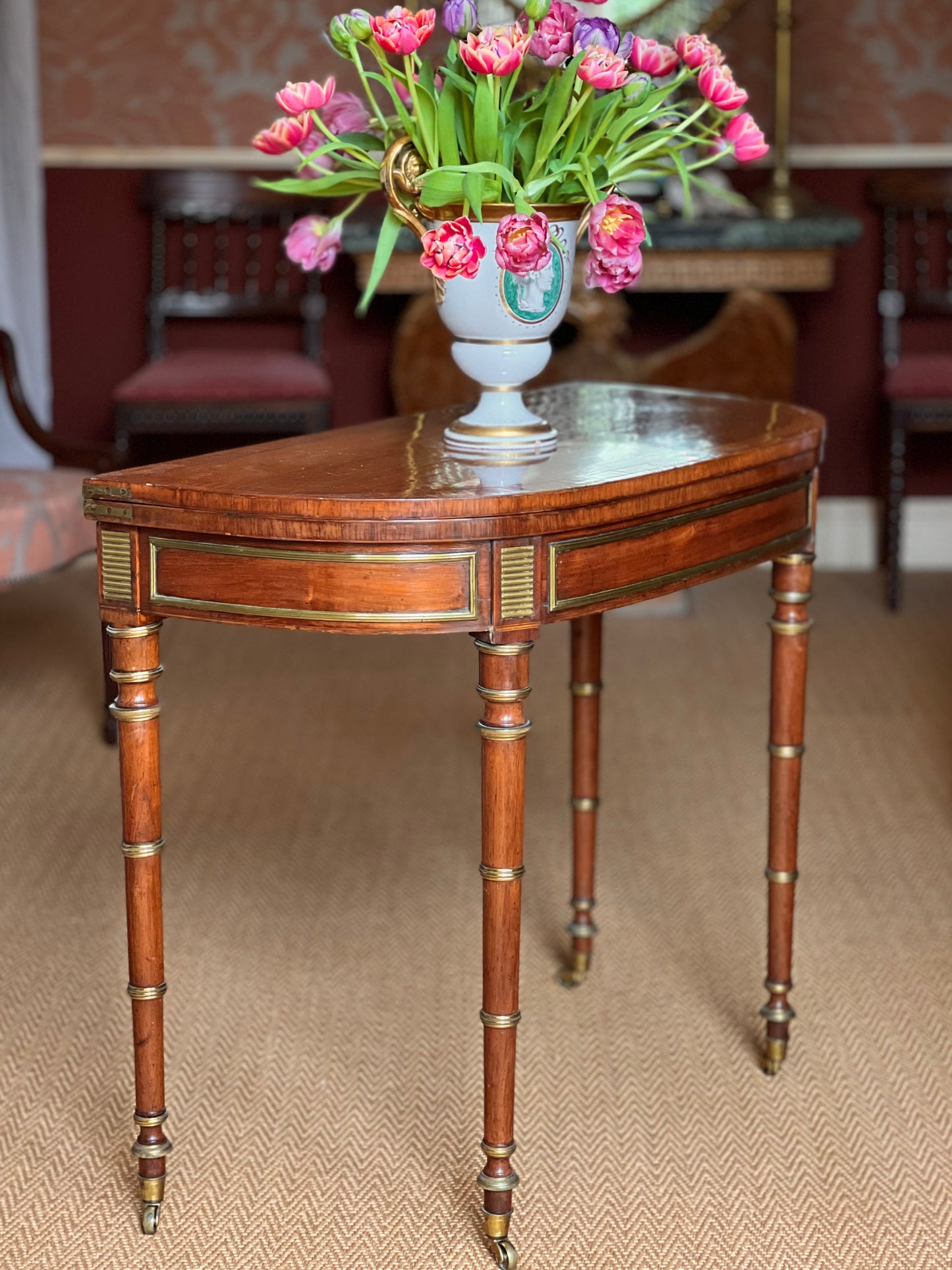 Fine Regency Card Table by John McLean