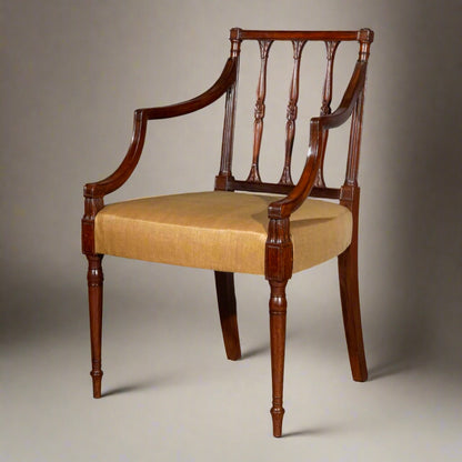 Fine Pair of George III Armchairs