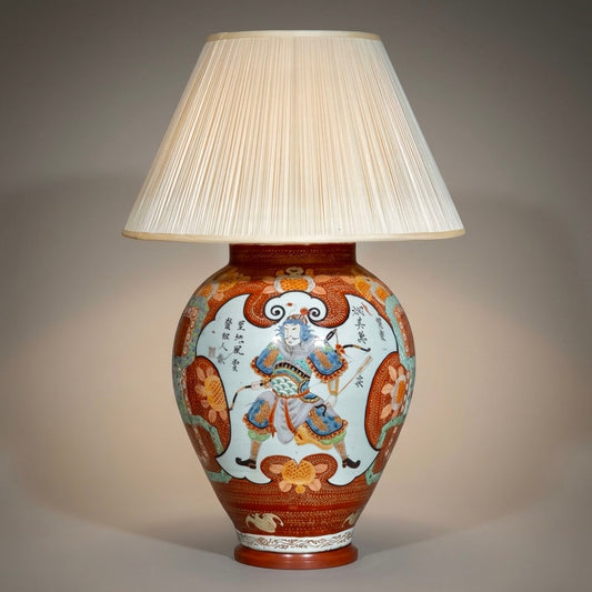 Massive 18th Century Chinese Jar Lamp