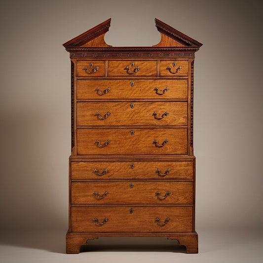 Fine George III Chippendale Period Tallboy